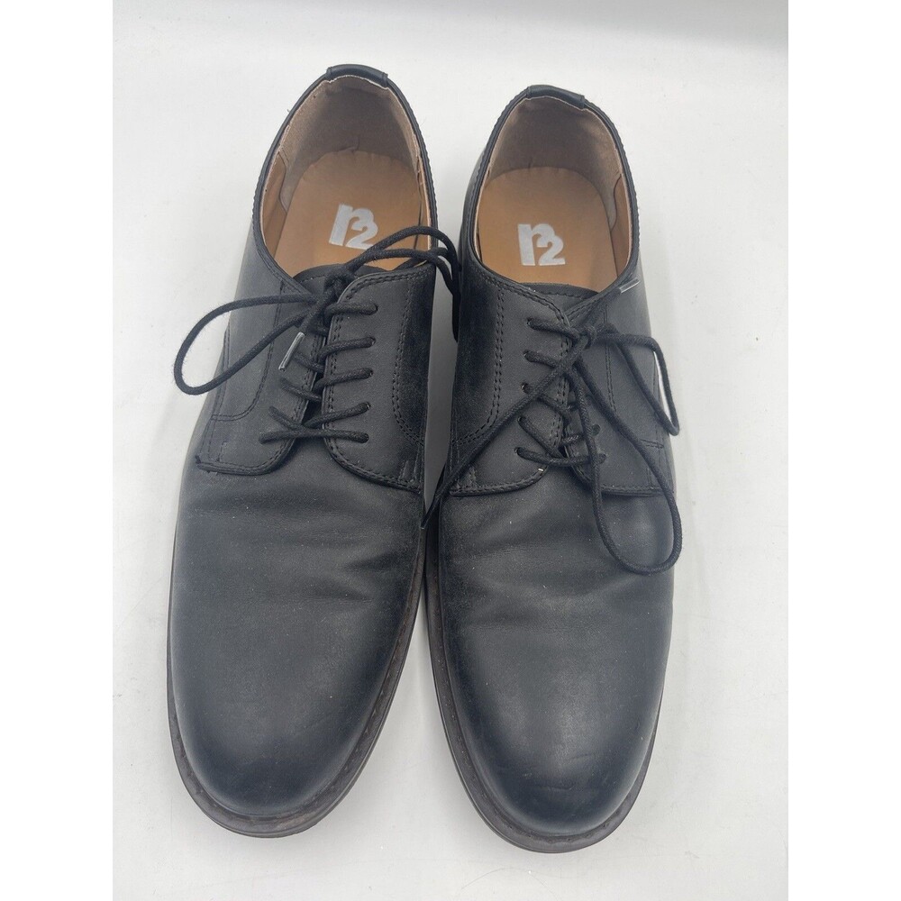 R2  Mens Dress Shoes Size 11 Black EUC